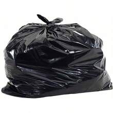 55-60 Gallon Black Heavy Duty Trash Bags, 51" X 55",  For Construction, Industrial, Outdoor, And Commercial Use(5PCS) - 黑色 - 查看 9