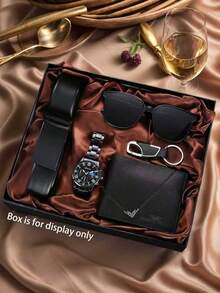 Set de 5 cajas de regalo para relojes de negocios para hombres - Negro - Ver 3