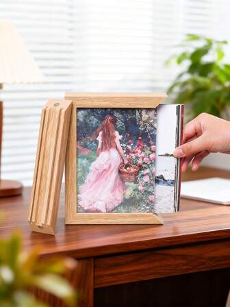 5x7英寸可拆卸桌面相框，大容量照片收纳，快速更换照片，适用于客厅、卧室、办公桌家居装饰，是送给朋友、家人、兄弟姐妹、生日、节日、派对装饰的理想礼物。