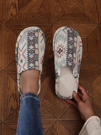 Women's Fluffy Warm Slippers, Indoor Anti-Slip Wooden Floor Maternity Slippers, Super Soft & Comfortable Plush House Slippers For Autumn/Winter