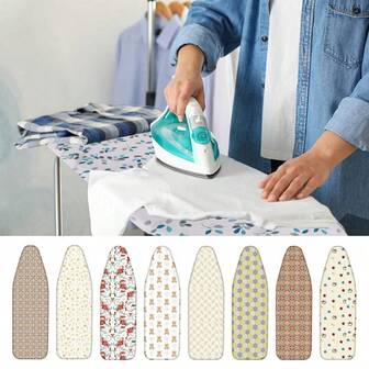 新款熨衣板罩 加厚耐热熨衣板布 防污弹力熨烫隔热罩 适用于熨衣板