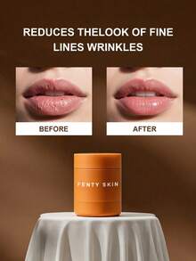 Fenty Beauty Fenty Skin限量版焕彩配方暖肉桂咸焦糖密集唇膜 - 0.5盎司/15克 - 焦糖色 - 查看 3