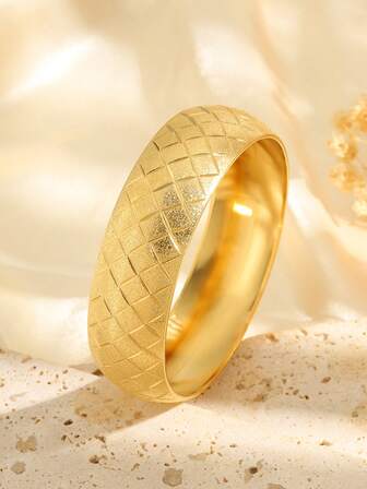 1 st. Vintage mode rostfritt stål sandpressat armband unisex modesmycken lämplig för vardagsbruk högtidsgåvor