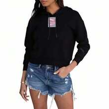 Puma Women's Running Training Fitness Comfortable Casual Sweatshirt Pullover - Black - View 2