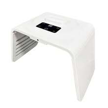 7-In-1 Foldable LED Light Therapy Facial Mask, Includes Steamer, Mist Sprayer, Photon SPA Skincare Device For Salon And SPA Facial And Neck Body Care