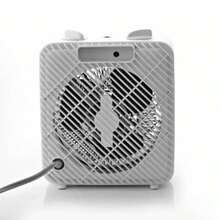 Calefactor Cerámico Portátil 1500W - Calentador Eléctrico Rápido y Silencioso con Termostato Ajustable - Ideal para Oficina, Dormitorio y Baño - Ahorro de Energía (Pelonis) - Tipo de Enchufe A Japonés (100V) - Ver 6