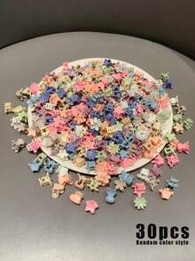VBOOR 30/50/100个巧克力色可爱迷你发夹套装，包含皇冠、爱心、花朵等多种造型，适合女性和女孩，可用于Y2K元素、刘海、日常及派对造型。可爱的ABS（ABS树脂）兔子、花朵、皇冠印花情人节发夹，发卡、发夹、发饰、发夹、发卡夹、发夹、发夹、发卡夹、发夹、发夹、发夹、发夹、发夹、发饰、发夹、发夹、发夹、发夹、发夹、发夹、发饰、发饰、发夹 ... - 彩色 - 查看 11