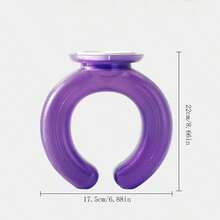 1 pieza Bolsa de agua caliente en forma de U, almohadilla de calefacción antidetonante gruesa para calentar el vientre y los pies, regalos de Navidad, calentadores de manos, regalos para hombres, rellenos de calcetines, calentadores de manos recargables con aislamiento, Galentines, cachorros, carnaval, decoraciones de fiesta