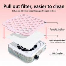 4000 U/min einstellbarer Nagel-Staubsauger mit 10 Filterpads, glänzender Nagel-Pailletten-Pulverkollektor, professionelles Nail Art Werkzeug für Acrylnägel, 4 Stile erhältlich - Weihnachts- und Valentinstags-Geschenk - Verschiedenfarbig - Übersicht 4