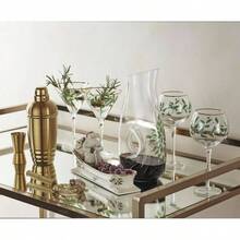 893570 Holiday Decal 4 - Piece Martini Glass Set, Drinkware Set, Holiday Hosting - Clásico - Ver 5