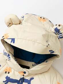 mini bala Jachetă de iarnă groasă pentru băieți și fete, impermeabilă și rezistentă la vânt, pentru copii