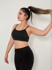 Moderna & Slim KIT 03 Fitness Strappy Top With Suplex Power Back Crossover - Back Xis Fitness Top - 1 黑色 1 白色 1 粉紅色 - 查看 5