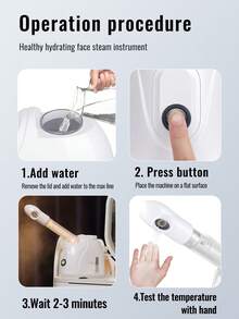 KSKIN 家用便携式面部蒸汽机美容面部喷雾器水疗蒸汽机纳米面部蒸汽机 - 美規A型插(110-127V) - 查看 8