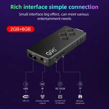 G96 TV Stick Android13.0 Ram 2GB ROM 8GB Dual-Band Player Bluetooth Voice TV BOX - Black - View 5