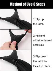 1pc Men's Simple Solid Color Pulled Knot Business Necktie Casual Men Necktie