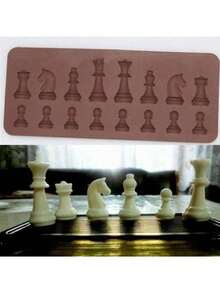 Silicone Mold Chess Chocolate Baking Tools Cake Molds Candy Molds Kitchen Gadgets Moulds - Default - View 4