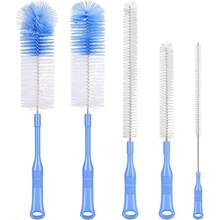 Bottle Brush Cleaner 5 Pack - Long Handle Water Bottle And Straw Cleaning Brush Seor Washing Narrow  Bottles,  Bottles, Kombucha,  Decanter, Flask,  Brewing Supplies - 預設 - 查看 2