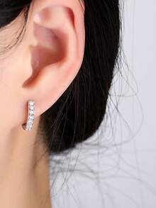 2 piezas Pendientes redondos de moda para mujer con baño de oro y circonita, joyería para uso diario y fiestas, para novia, esposa, amiga, pareja