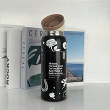 OWALAFreeSip Insulated Stainless Steel Water Bottle With Straw For Sports, Travel And School Sports Bottle 32 Oz - Chúc may mắn-32oz - Xem 2