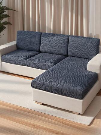 1pc Stretch Sofa Seat Cushion Cover, Backrest Cover, Protects Sofa, Dust-Proof And Dirt-Resistant, Removable And Washable, Suitable For All Seasons, Fits Living Room Decor