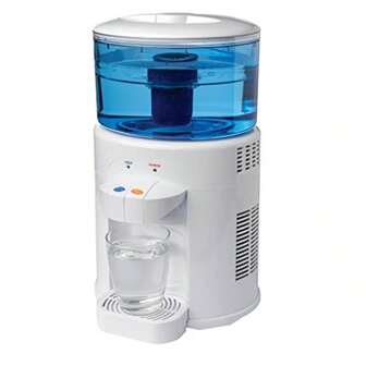 5L Bench Top Water Cooler And Filter Water Purifier And Dispenser For Chilled And Room Temperature Water Dual Taps Advance Filteration And Fast Cooling For Home And Office