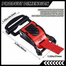 Helmet Quick Release Metal Motorcycle Helmet Accessories Chin Strap Replace Kit D - RING Helmets Fast Release Fasteners Compatible With Half 3/4 Full Face Helmets Black Red - initial - View 3