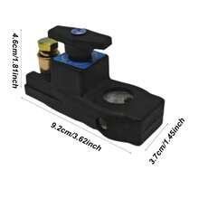 Interruptores de desconexión de batería de coche, interruptores de cierre de batería, interruptores de desconexión de poste superior, interruptor de aislador de batería marina - Negro - Ver 9