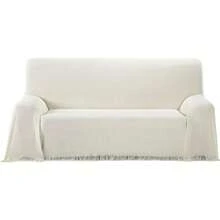 Ecommerc3 Multipurpose Sofa And Bed Throw - Decorative Sofa Cover, Reversible, Soft And Washable - Breathable Fabric Multipurpose Cover, Ideal For Living Room, Bedroom Or Home Decor - Crudo - View 2