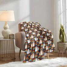 1pc Whimsical Unicorn & Cheetah Print,Colorful And Cute Animals Fleece Blanket - Soft, Lightweight & Durable Flannel Throw With Vibrant Rainbow Colors, 280gsm For Him And Her, Perfect For Naps, Camping, Travel, Home, Daily, Office Decoration, Birthdays Anniversary, Valentine's Day, Thanksgiving Day, Christmas, Halloween, Mother's Day, Father's Day, Wedding, New Year Gifts, Personalized Ideal Gifts For Her, Him, Family, Boyfriend, Girlfriend, Father, Family, Mother, Lover, Daughter, Son, Grandpa, Grandma, Friend, Classmate, Pet. Sofa,Bed,Car,Bedroom,Living Room,Office,  Outdoor Camping, Beach,Wall Decoration - Nhiều màu 12 - Xem 4
