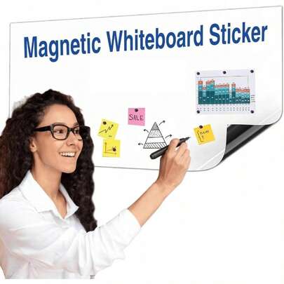 Magnetic Blackboard Wall Paper Magnetic Dry Erase Adhesive Non-Adhesive Back Magnetic Office Home School Contact Paper