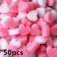 DIY Foam Ball Heart Shaped Foam Gift Filler, Christmas, Valentine's Day, Birthday Gift, Party Decor, Packaging Material, Heart Shaped Foam Balls, Heart Shaped Foam Gift Box - Multicolor - View 12