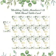 31 tấm số bàn hai mặt màu vàng 1-15/25/30 có số bàn đầu - Thiết kế bạch đàn xanh, Thích hợp cho trang trí trung tâm tiệc cưới, sinh nhật và tiệc chia tay cuộc sống độc thân, Thẻ bạch đàn xanh hai mặt để trang trí trung tâm tiệc Áp dụng cho đám cưới, tiệc chào đón em bé, sinh nhật, tiệc chia tay cuộc sống độc thân (Màu vàng, Đen), số bàn Giáng sinh - Nhiều màu - Xem 14