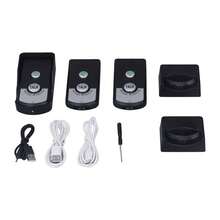 Wireless Intercom Doorbell 1500 Meters 2 Charging Methods Intercomunicador for Home Security - Negro - Ver 1