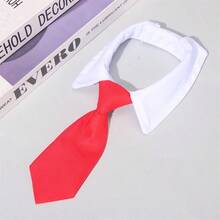 1pc Pet Shirt Collar Necktie With Vibrant Christmas Colors, Classic Black-Red Plaid And Black-Green Plaid, Softly Made And Comfortable For Active Puppies Or Elegant Slouchy Kittens - Multicolor - View 12