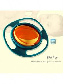 1pc 360 Degrees Spill-Proof Baby Bowl, Fun Snack Dish, Children Balance Bowl