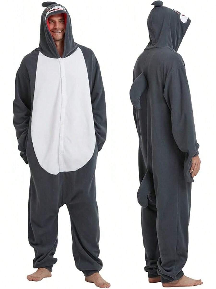 PENGMAI Combinaison Pyjama Ours Adulte - Cosplay Animal Halloween Noël - Homme Femme