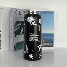 OWALAFreeSip Insulated Stainless Steel Water Bottle With Straw For Sports, Travel And School Sports Bottle 32 Oz - Chúc may mắn-32oz - Xem 3