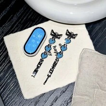 Correa de repuesto compatible con Xiaomi Mi Band 10/9/8, adecuada para la versión NFC, estilo de cadena de corazón de metal, accesorio de reloj inteligente, pulsera de estilo, elegante y de moda para mujer