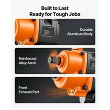 1 Inch Air Impact Wrench, Up To 1200 Ft-Lbs Nut-Busting Torque, 16.4 Lbs Lightweight Pneumatic Impact Gun With Double Handles For Heavy Duty Repairs And Maintenance - Pistol-type: 1 inch, 1000-2000 ft.lbf - 查看 7
