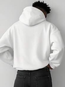 Graphic Oversized Hoodies Sweatshirts For Men, Bad Choices Make Good Stories Gorilla Logo Front Slogan Letter Print Unisex Plus Size Hoodies,Long Sleeve Pocket Pullover,Long Sleeve Tops Graduation,Back To School Outfits,Graduation,Teacher Outfits For Men,Back To School Pullover Fall Outfit, Suitable For Parties, Outdoor Activities, And Leisure
-White - 白色 - 查看 3