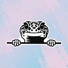 1pc/3pcs Cute Leopard Gecko Vinyl Stickers - Waterproof, Easy To Apply Stickers For Cars, Trucks, Laptops, Phones And Windows - Durable Cartoon Animal Design, Smooth Surface - Multicolor - View 2