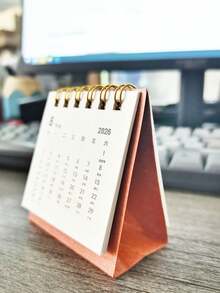 10/5/1件/迷你桌面日历 2025-2026 紧凑型立式翻页日历，是节日赠品、办公室、学校和家庭的理想之选，时尚、实用、有趣且富有创意。 - 彩色 - 查看 6