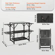 Kitchen Outdoor & Camping Storage Set - Black - View 7