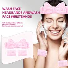 22pcs Pink Hair Care & Massage Set, Suitable For Women, Includes Hair Clips, Hair Ties, Wristbands, Scrunchies, Massage Tools, Face Brush, Scalp Brush, Comes With Luxury Cosmetic Bag, Great For Daily Skincare, Face Massage, Hair Accessories, Best Gift Choice - Multicolor - View 8