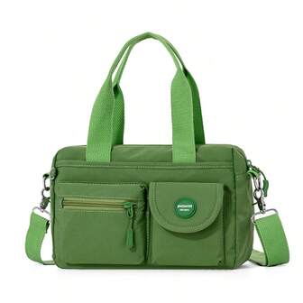 Jinqiaier Women's Multi-Pocket Backpack, Casual Handbag, Fashion Shoulder Crossbody Bag With Zipper Coin Purse, Adjustable Strap