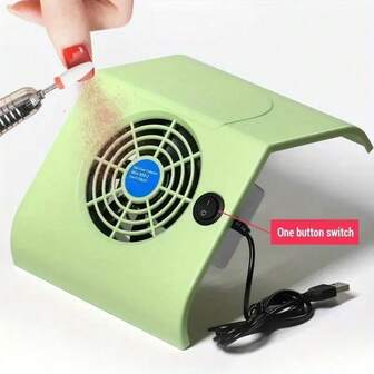 Meliza USB-Powered Nail Dust Collector Vacuum Cleaner -With 2 Dust Filter Bags, Easy To Clean And Dust Collection, Suitable For Home Salons, Halloween Gift, Nail Care Tools & Accessories, Nail Tech Supplies, Salon Equipment, Compact Design, Durable Construction, Salon Owners, Manicure Essentials, Lightweight Design, Highquality Filters, Beauty Professionals