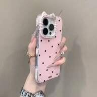 新商品 かわいい  キラキラ  猫耳 韓国  スマホケース 水玉  人気 携帯ケース 耐衝撃 落下防止 高級感  スマホケース iPhone17/17pro/17promax/16/16pro/16promax/15/15pro/15promax/14/14pro/14promax/13/13pro/13promax/12/11ケース対応  全機種 スタンド 全体保護 携帯電話ケース