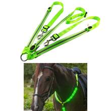 LED Light-Up Horse Breast Girth - Green Light - Equestrian Equipment For Horse Riding And Outdoor Sports