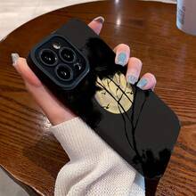 Con un diseño de luna de noche oscura, esta funda de teléfono personalizada, elegante y moderna, está diseñada con protección contra golpes y caídas, suciedad y durabilidad, adecuada para  17/17 Pro/17 Pro Max/17 Air/ 16/16 Pro/16 Pro Max/16 Plus/ 15/15 Pro Max/15 Pro/15 Plus/ 14/14 Pro/14 Plus/14 Pro Max/ 13/13 Pro/13 Pro Max/12/12 Pro/12 Pro Max/11/11 Pro/11 Pro Max/XR/X/XS/XS Max. Es el regalo de cumpleaños perfecto para novias, novios, esposos, esposas, amigos o para uno mismo, innovador y a la moda, adecuado tanto para hombres como para mujeres. - Negro 1202 - Ver 6