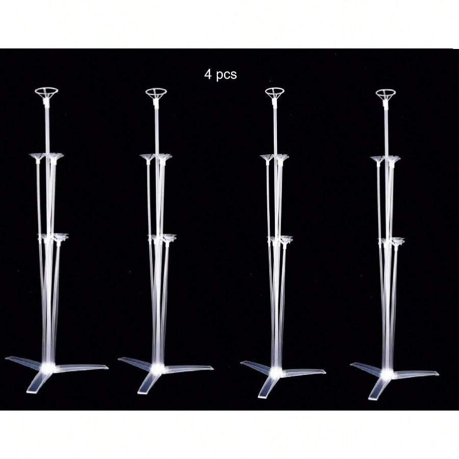 Balloon Stand Set, Suitable For Birthday, Graduation Party And Wedding Decoration Celebration, Desktop Balloon Stand 1/2/4 Pieces Set - 4 Pcs - View 1